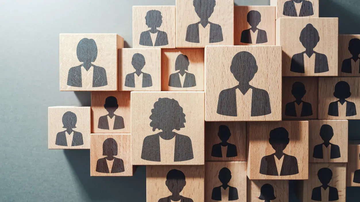 Blocks with silhouettes